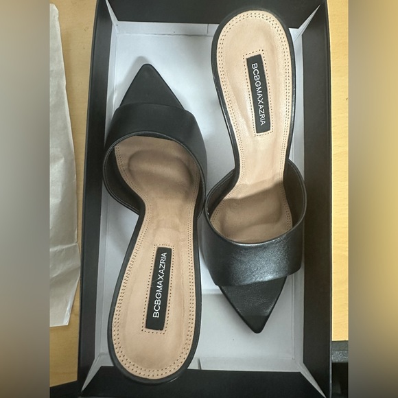 BCBGMAXAZRIA Women’s Dana Black Mule Heel - Picture 8 of 9